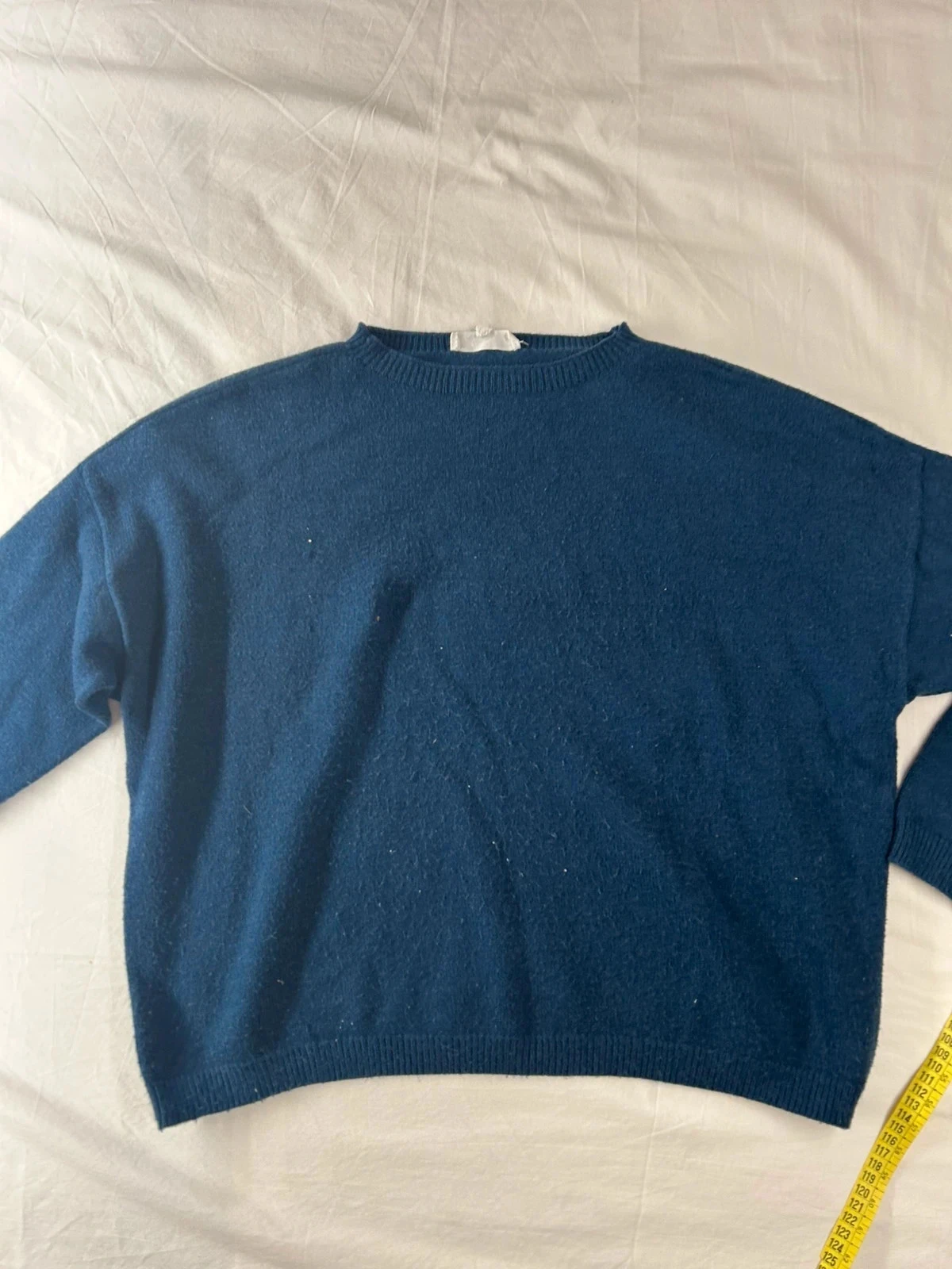Suéter oversized almae azul marinho vintage em viscose – photo 2